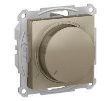 ATLASDESIGN СВЕТОРЕГУЛЯТОР (диммер) повор-нажим, LED, RC, 400Вт, мех., ШАМПАНЬ