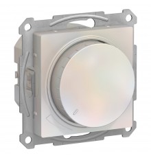 ATLASDESIGN СВЕТОРЕГУЛЯТОР (диммер) повор-нажим, LED, RC, 630Вт, мех., ЖЕМЧУГ