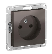 ATLASDESIGN РОЗЕТКА без заземления со шторками, 16А, механизм, МОККО