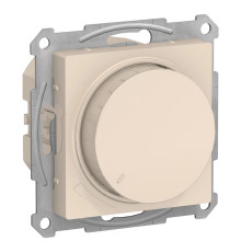 ATLASDESIGN СВЕТОРЕГУЛЯТОР (диммер) повор-нажим, LED, RC, 400Вт, мех., БЕЖЕВЫЙ