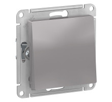 ATLASDESIGN AQUA 1-клавишный ПЕРЕКЛЮЧАТЕЛЬ IP44, сх.6, 10АХ, механизм, АЛЮМИНИЙ