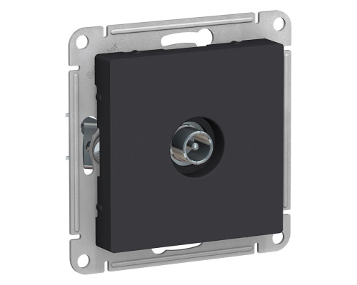 ATLASDESIGN TV РОЗЕТКА проходная 4DB, механизм, КАРБОН ATLASDESIGN TV РОЗЕТКА проходная 4DB, механизм, КАРБОН